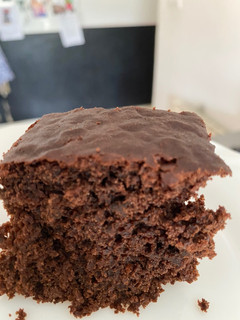 A picture of Fluffy and Moist Chocolate Yogurt Cake.