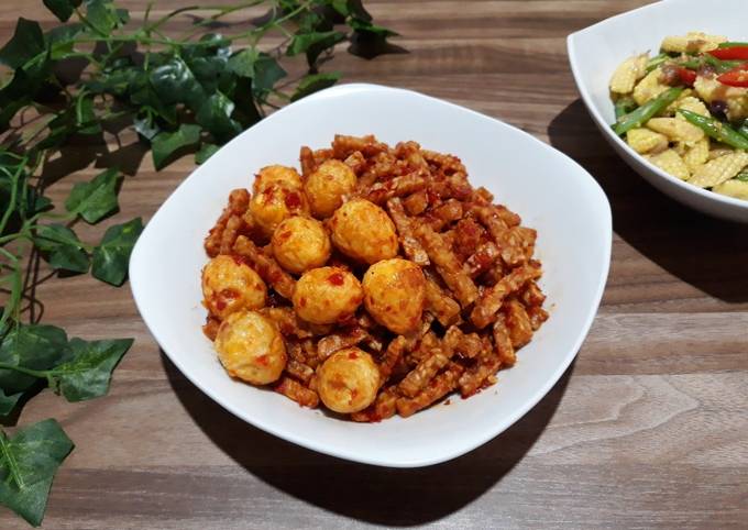 BALADO TEMPE & TELUR PUYUH -