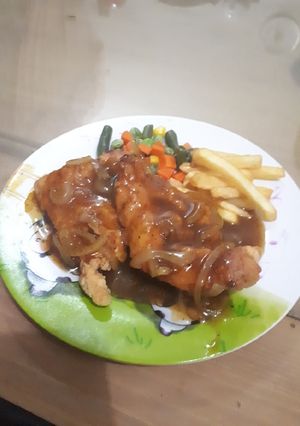 Foto resep Steak ayam saos blackpaper