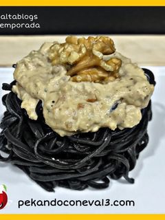 Una foto de Pasta al roquefort