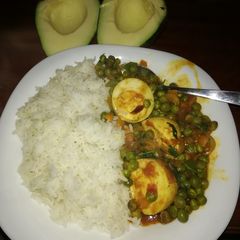 A picture of Egg curry.