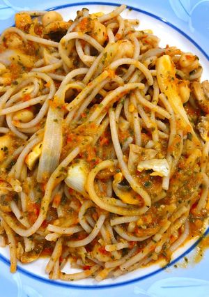 Foto resep Spagethi quinoa vegan