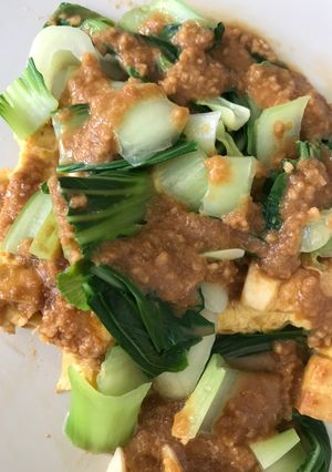 Foto resep Tahu telur saus kacang