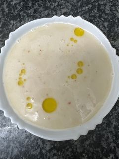 Una foto de 475. Ajoblanco (entrante sopa)