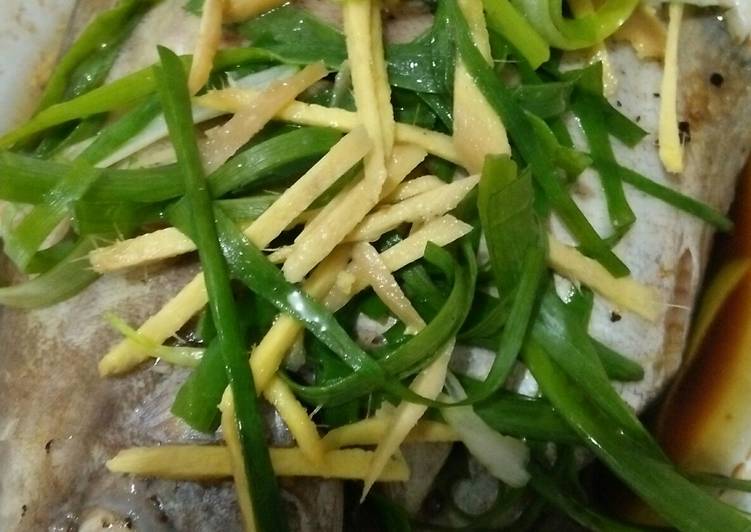 Langkah Mudah untuk mengolah Ikan kukus ala hongkong - steam fish Lezat