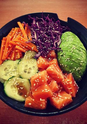 Une photo de Poke bowl