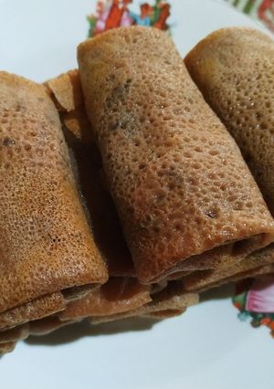Foto resep Dadar gulung pisang coklat