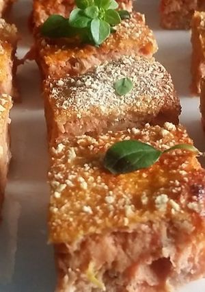 Une photo de Flan au thon et à la tomate