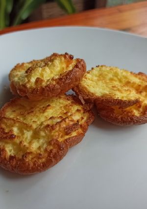Una foto de Pan nube en Airfryer y en sartén