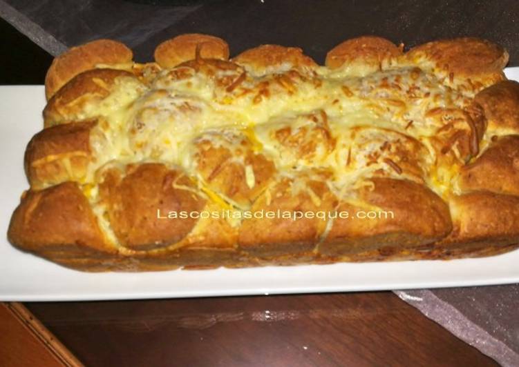 Pan de queso dorado (Golden cheese bread) con thermomix
