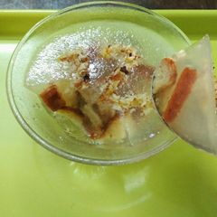 A picture of Gulab Jamoon Glass Halwa.