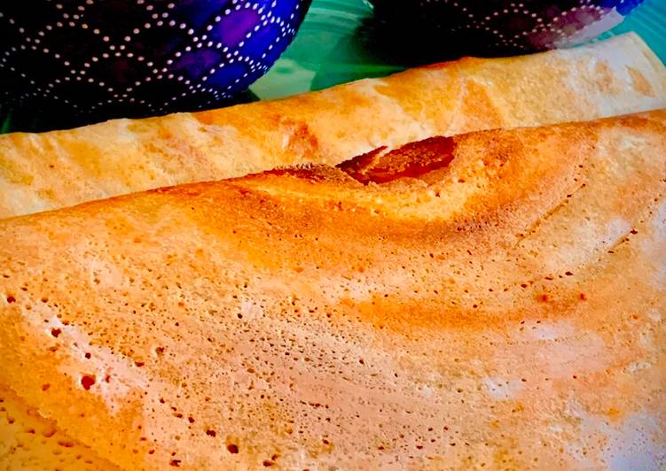 Recipe of Award-winning Brown Rice Masala Dosa