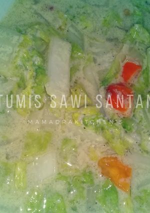 Foto resep Sawi putih santan