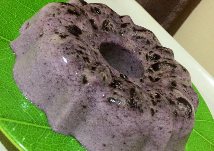 Puding Busa Taro Oreo