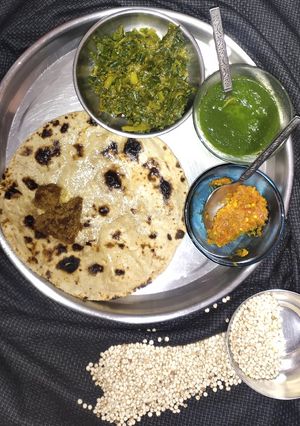 A picture of Jawar ki Roti.
