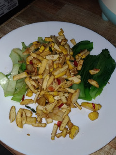 Foto resep Tumis Pakcoy dan Tahu Kuning Pedas