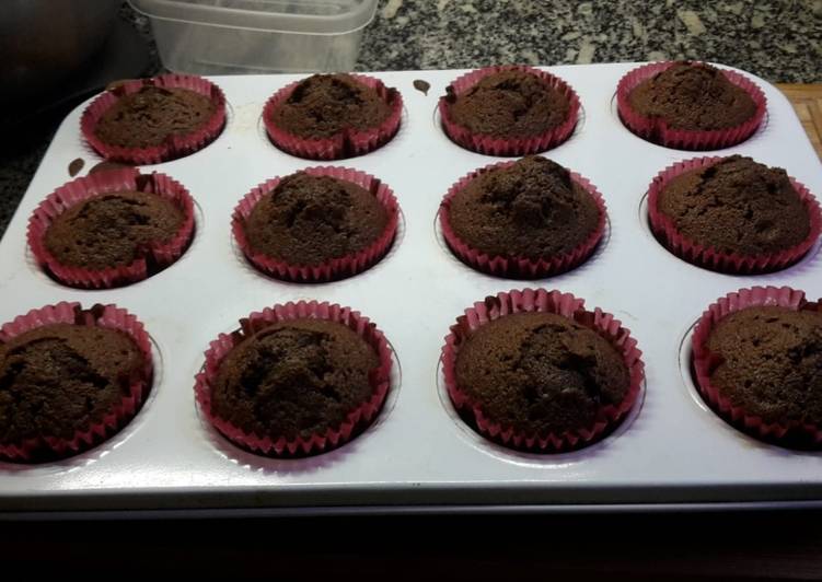 Cupcakes de chocolate