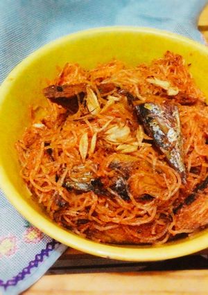 Foto resep ❂ 17) Pindang tongkol balado bihun #BikinRamadanBerkesan