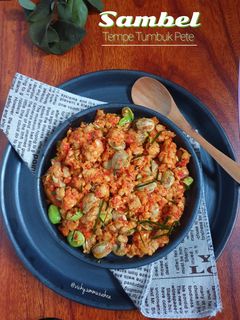 Foto resep Sambel Tempe Tumbuk Pete