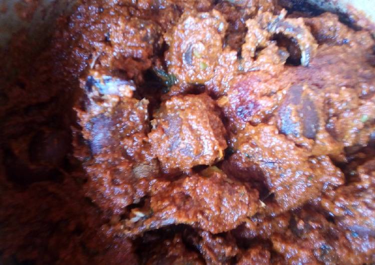 Steps to Prepare Homemade Kpomo pepper stew
