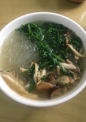 Hình của món Miến gà (eat clean).