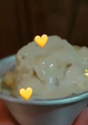 Una foto de Helado de banana, Apto APLV