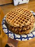 Cinnamon Banana Waffles