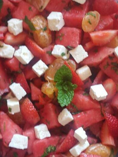 A picture of Watermelon Delight Salad.