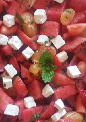 A picture of Watermelon Delight Salad.