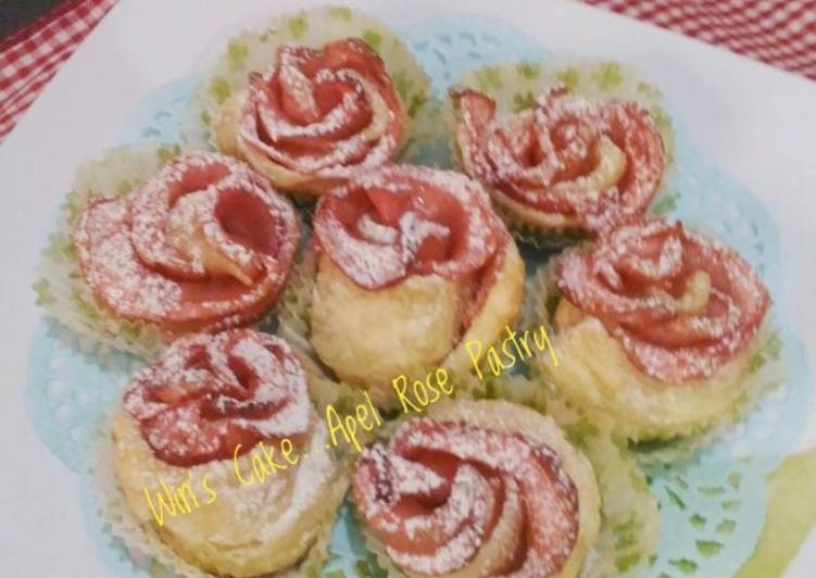 Langkah membuat Apel Rose Pastry sedap