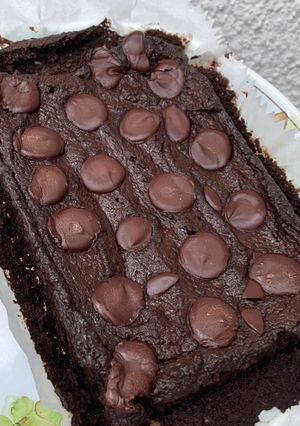 Una foto de Brownie sin azúcar y sin harina