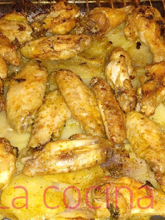 Una foto de Alitas de pollo al horno
