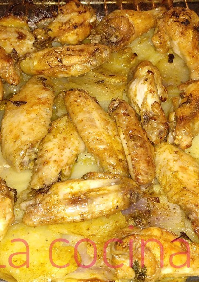 Una foto de Alitas de pollo al horno