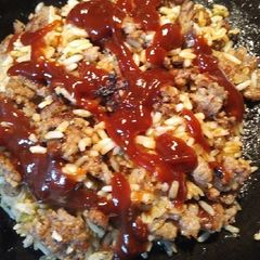 A picture of Sausage and Jalapeño Parched Rice.