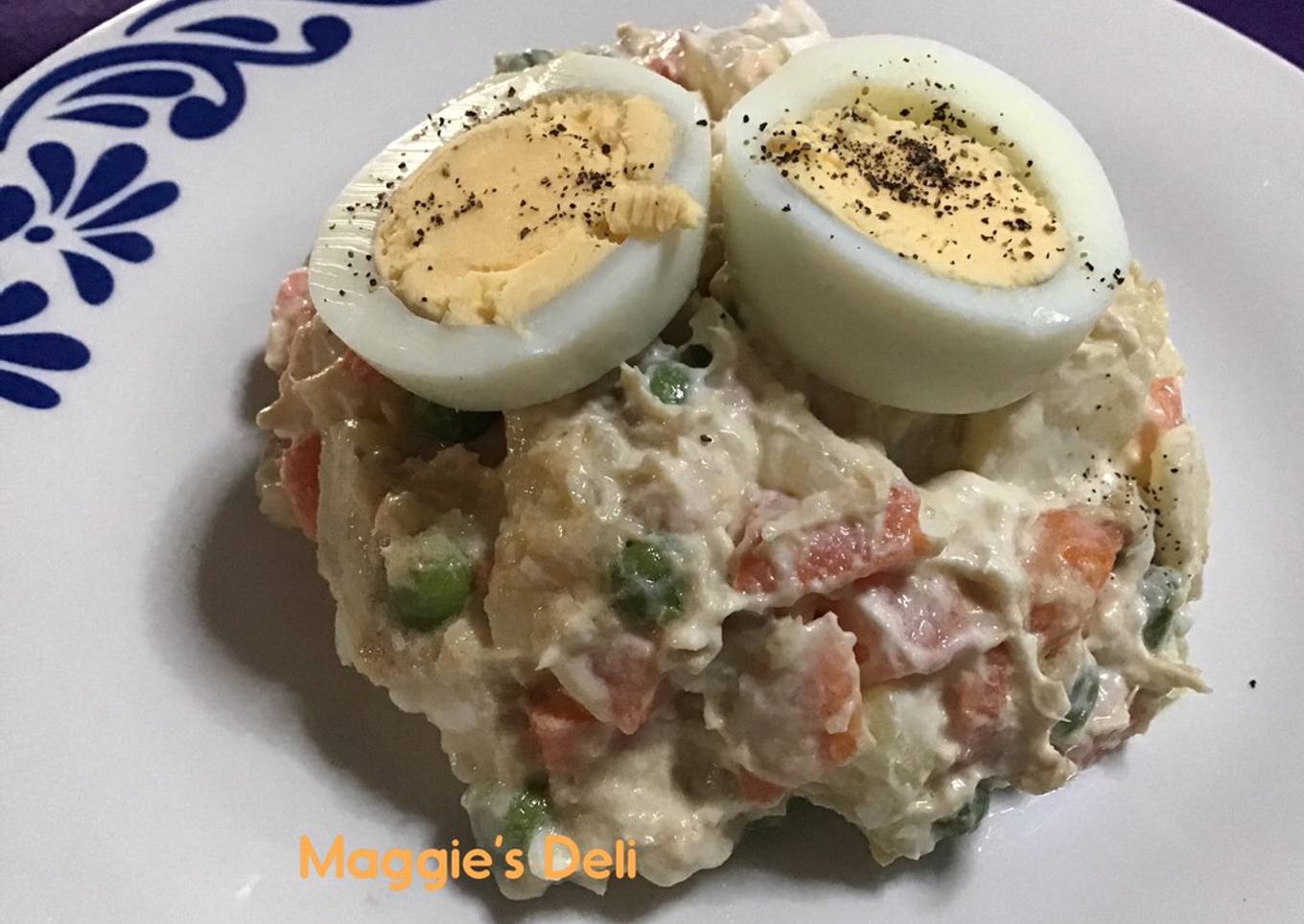 Ensaladilla Rusa con huevo
