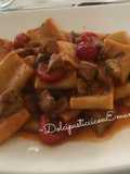 Paccheri tonno fresco e ciliegini