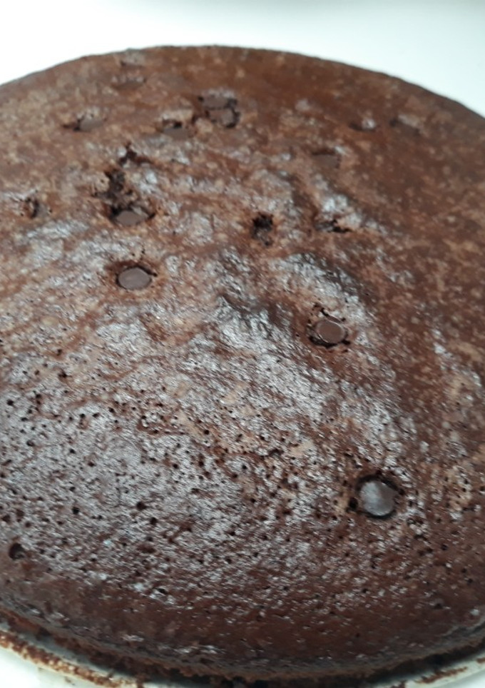 Una foto de Bizcocho de chocolate con pepitas de chocolate