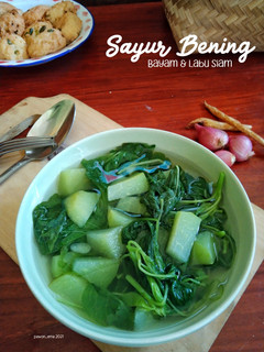 Foto resep Sayur Bening Bayam Labu Siam