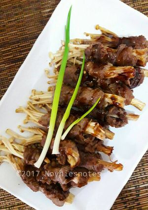 Foto resep Beef Enoki Rolls #KitaBerbagi