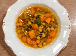 Foto resep Chickpea & Lentil Soup ala Timur Tengah (Harira Soup)