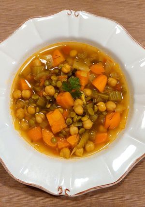 Foto resep Chickpea & Lentil Soup ala Timur Tengah (Harira Soup)