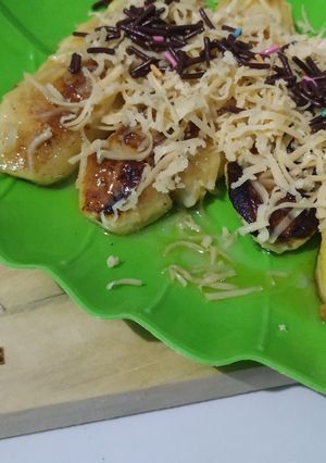 Foto resep Pisang penyet keju manis😍😍