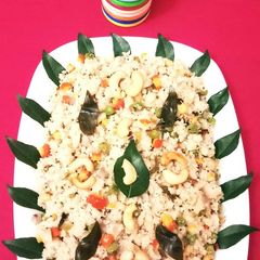 A picture of Vegetable Rava Upma.