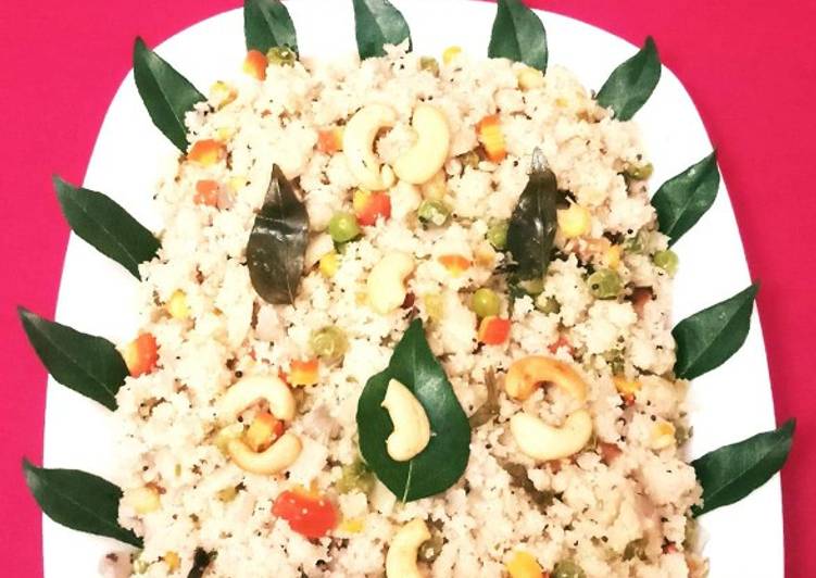 Steps to Prepare Favorite Vegetable Rava Upma