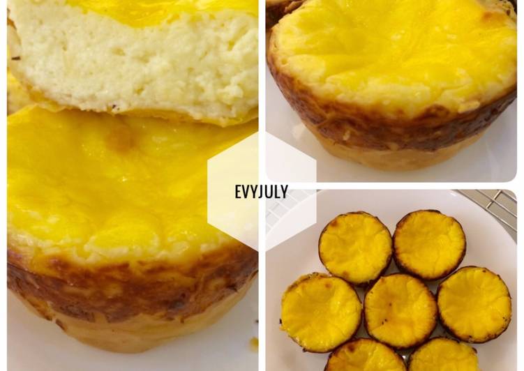 Langkah Mudah untuk Membuat Hokkaido Cheese Tart, Lezat Sekali