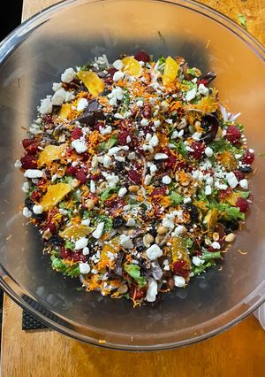 Una foto de Ensalada moderna