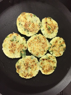 A picture of Leftover Rice Cutlets.