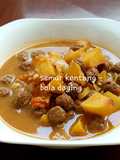 Semur Kentang Bola Daging