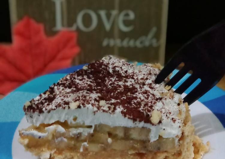 Banoffee Pie (Tanpa Oven dan Kukus)