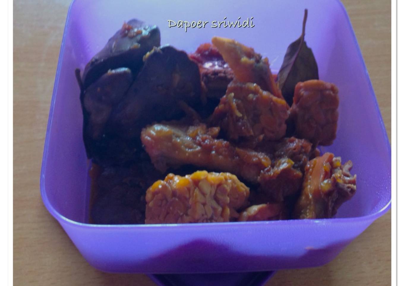 Mpasi 12m+ (ayam, ati dan tempe bacem)